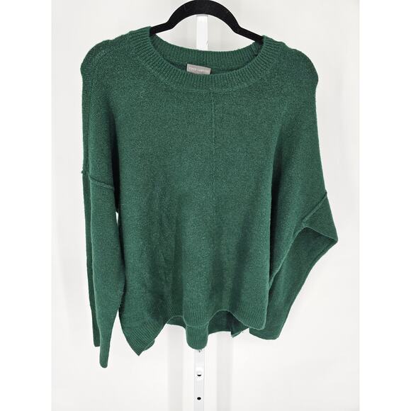 Vince Camuto Sweaters - Vince Camuto Long Sleeve Extended Shoulder Center Seam Crewneck Sweater Sz L